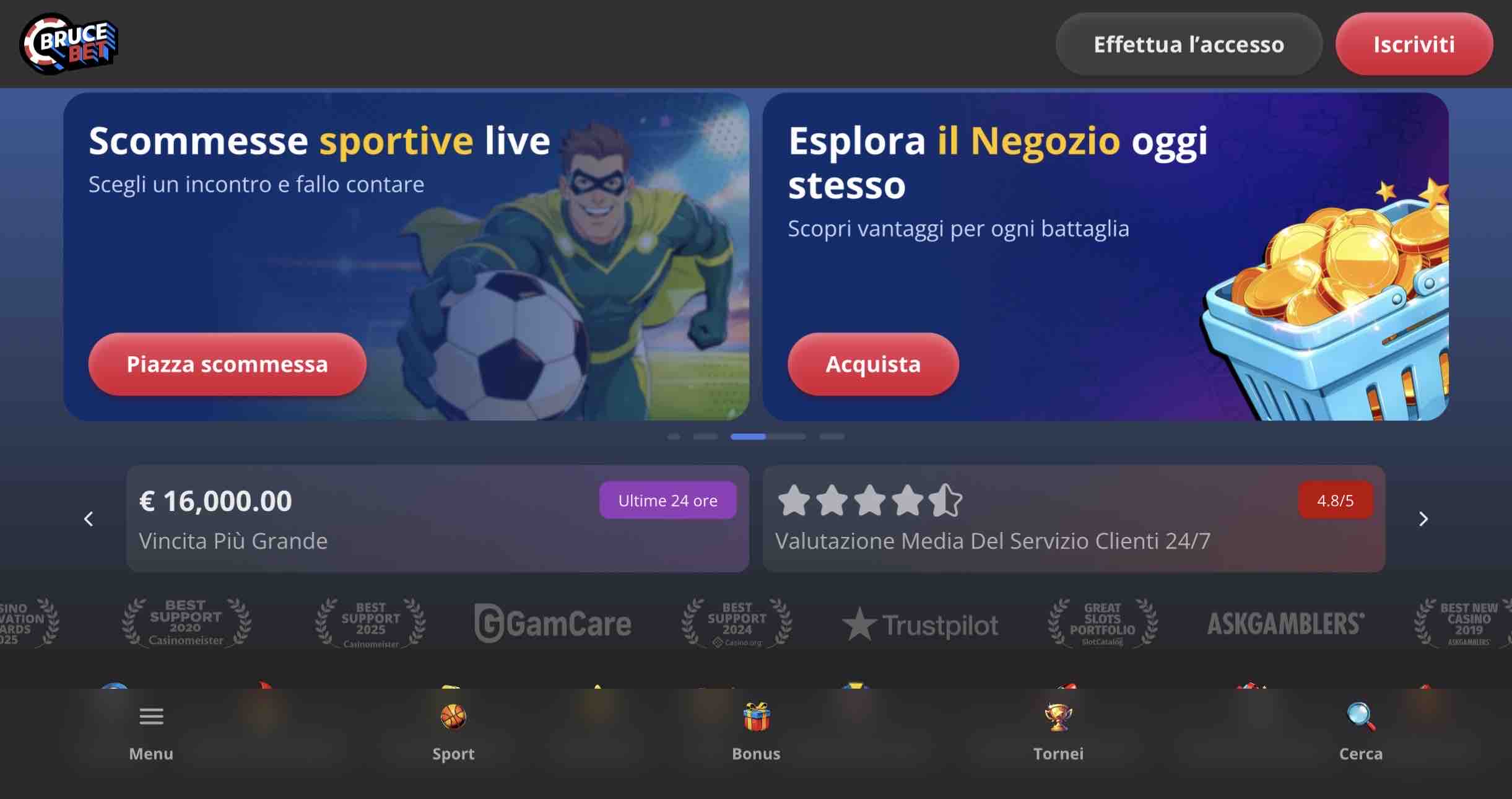 3. Bruce Bet – 50 Giri Gratuiti su Diamond of Jungle